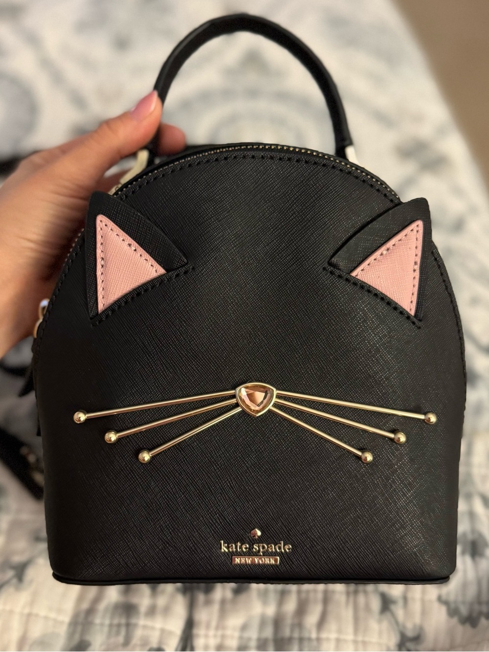Kate Spade New York Cat's Meow Cat Binx Mini Backpack MSRP $398